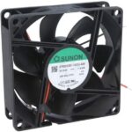 8024642926 EF80252S1-1000U-A99, Вентилятор осевой, 24В DC, 80x80x25мм, подшипник скольжения, 69,6куб.м/ч 33дБА Hirschmann