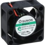 8006126743 HA40201V4-1000U-A99, Fan Tubeaxial 12VDC Square - 40mm L x 40mm H Vapo-Bearing™ 5.5 CFM (0.154m³/min) 2 Wire Leads Hirschmann