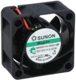 8006126743 HA40201V4-1000U-A99, Fan Tubeaxial 12VDC Square - 40mm L x 40mm H Vapo-Bearing™ 5.5 CFM (0.154m³/min) 2 Wire Leads Hirschmann