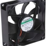 8006840184 MF92252V2-1000U-A99, Fan Tubeaxial 24VDC Square - 92mm L x 92mm H Vapo-Bearing™ 45.0 CFM (1.26m³/min) 2 Wire Leads Hirschmann