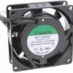 8007036792 SF11580AT1082HBL.GN, Вентилятор осевой, 115В AC, 80x80x25мм, 37(±5%)куб.м/ч, 34,5дБА Hirschmann
