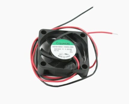 8007201227 EE40100S1-1000U-999, DC Fans Axial Fan, 40x40x10mm, 5VDC, 8.2CFM, 0.86W, 28.2dBA, 0.19"H2O, Sleeve, Wire Hirschmann