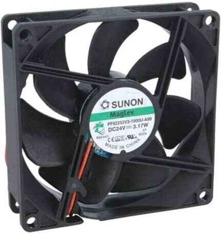 8007488602 PF92252V3-1000U-A99, Вентилятор осевой, 24ВDC, 92x92x25мм, подшипник Vapo, 109,85куб.м/ч, 41,6дБА Hirschmann