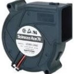 8007765081 9BD12SA6-1, Blowers & Centrifugal Fans DC Blower, 76x20mm, 12VDC Hirschmann