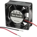 8013282437 Вентилятор Sanyo Denki 109R0605H4021 60х60х25мм, 5V, DC, 0.34А, 1.7W, качения, 3800об/мин, 2pin Hirschmann