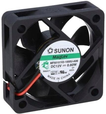 8024644775 MF50151V2-1000U-A99, Вентилятор осевой, 12В DC, 50x50x15мм, подшипник Vapo, 21,97куб.м/ч, 29дБА Hirschmann