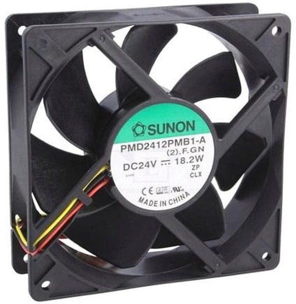 doc044589834 8007287556 PMD2412PMB1-A (2).F.GN, Вентилятор осевой, 24В DC, 120x120x38мм, 322,8куб.м/ч, 18,2Вт, 54дБА Hirschmann — изображение 1