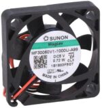 8007488593 MF30060V1-1000U-A99, Вентилятор осевой, 5В DC, 30x30x6мм, подшипник Vapo, 8,28куб.м/ч, 23,6дБА Hirschmann