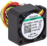 8002653807 MF17080V1-1000U-G99, Вентилятор осевой, 5В DC, 17x17x8мм, подшипник Vapo, 1,52куб.м/ч, 21,5дБА Hirschmann