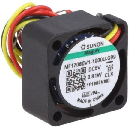 8002653807 MF17080V1-1000U-G99, Вентилятор осевой, 5В DC, 17x17x8мм, подшипник Vapo, 1,52куб.м/ч, 21,5дБА Hirschmann