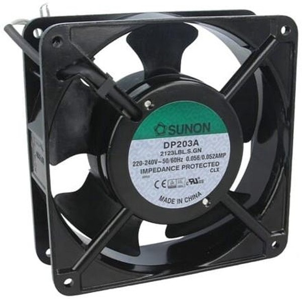 doc044614566 8002566095 DP203A2123LBL.S.GN, Вентилятор осевой; 230В AC; 119x119x38,5мм; 132,5куб.м/ч; 39дБА Hirschmann — изображение 1