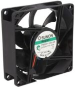 8007758675 PF80252V1-1000U-A99, Вентилятор осевой, 24В DC, 80x80x25мм, подшипник Vapo, 101,4куб.м/ч, 44,7дБА Hirschmann
