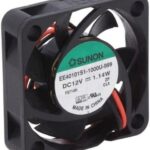 8007034228 EE40101S1-1000U-999, Вентилятор осевой, 12В DC, 40x40x10мм, подшипник скольжения, 13,87 куб.м/ч Hirschmann