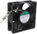 8005833307 CF4113MBL-000U-ABD, Fan Tubeaxial 100/240VAC Square - 120mm L x 120mm H Ball 90.1 CFM (2.52m³/min) 2 Wire Leads Hirschmann