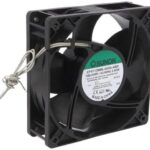 8005833307 CF4113MBL-000U-ABD, Fan Tubeaxial 100/240VAC Square - 120mm L x 120mm H Ball 90.1 CFM (2.52m³/min) 2 Wire Leads Hirschmann