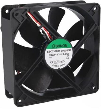 8057676363 Вентилятор Sunon EEC0382B1-000U-F99 24V DC 9.2W (0.38A) 120X38 3pin Hirschmann