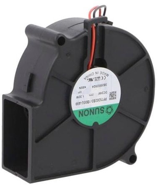 doc044633797 8006386862 PF75302B3-1B00U-A99, Вентилятор blower, 24ВDC, 75x75x30мм, 18,35куб.м/ч, 32,9дБА Hirschmann — изображение 1