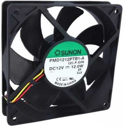 8007758640 PMD1212PTB1-A (2).F.GN, Вентилятор осевой, 12В DC, 120x120x25мм, подшипник качения, 254,84куб.м/ч, 54дБА Hirschmann