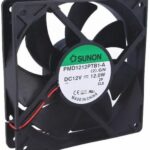 8007036331 PMD1212PTB1-A (2).GN, Вентилятор осевой, 12В DC, 120x120x25мм, подшипник качения, 254,84куб.м/ч, 54дБА Hirschmann
