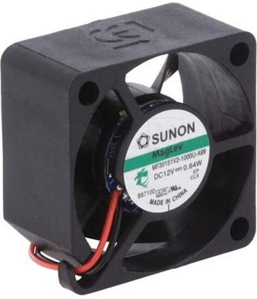 doc044641787 8044108775 MF30151V2-1000U-A99, Вентилятор осевой, 12В DC, 30x30x15мм, подшипник Vapo, 8,11куб.м/ч, 19дБА () Hirschmann — изображение 1