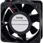 8033967483 06025SE-12R-FT-DW, Fan Tubeaxial 12VDC Square - 60mm L x 60mm H Ball 30.0 CFM (0.840m³/min) 3 Wire Leads Hirschmann