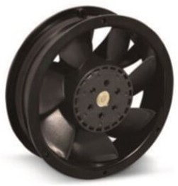 8034059536 R172H1-051-D0760, Fan Tubeaxial 48VDC Round - 172.7mm Dia Ball 473.0 CFM (13.24m³/min) 4 Wire Leads Hirschmann