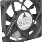 8004746750 AFB0612VHC-R00, DC Fans Tubeaxial Fan, 60x13mm, 12VDC, Ball Bearing, 3x Lead Wires, Locked Rotor Sensor Hirschmann