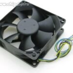 8017301319 Вентилятор Everflow F128025DU 12V 0.4A 4pin 80x25 () Hirschmann
