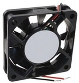 8033827611 06015KA-24L-AA-00, Fan Tubeaxial 24VDC Square - 60mm L x 60mm H Ball 14.1 CFM (0.395m³/min) 2 Wire Leads Hirschmann