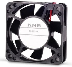 8033831524 06015VE-12P-CT-00, Fan Tubeaxial 12VDC Square - 60mm L x 60mm H Ball 19.4 CFM (0.543m³/min) 3 Wire Leads Hirschmann