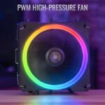 8013721689 Устройство охлаждения(кулер) Aerocool Cylon 3H, 4-pin, ARGB, 120мм, черный, retail [cylon 3h argb pwm 4p] Hirschmann — изображение 7