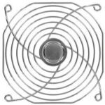 8006421132 08141, Fan Accessories 120mm Wire Form Fan Guard, Bright Nickel Chrome Finish Hirschmann — изображение 2