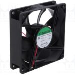 8030896326 EF92251BX-1000U-A99, Вентилятор осевой; 12В DC; 92x92x25мм; 93.24куб.м/ч; 40.3дБА; подшипник качения Hirschmann