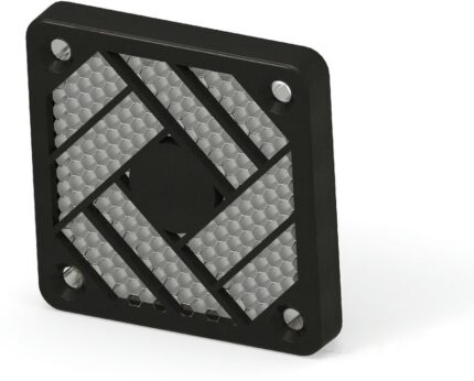 8030976857 2430085-1, Fan Filter for 60mm Fans, ABS Frame, 50 x 64.5mm Hirschmann
