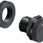 8030982313 2459500, SZ Series RAL 9005 M12 Pressure Relief Vent, For Use With Enclosure Hirschmann