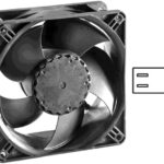 8030983904 AxiACi120-00216, AxiACi 120 Series Axial Fan, 115 V ac, 230 V ac, AC Operation, 64m³/h, 1.1W, IP65, 120 x 120 x 38mm Hirschmann