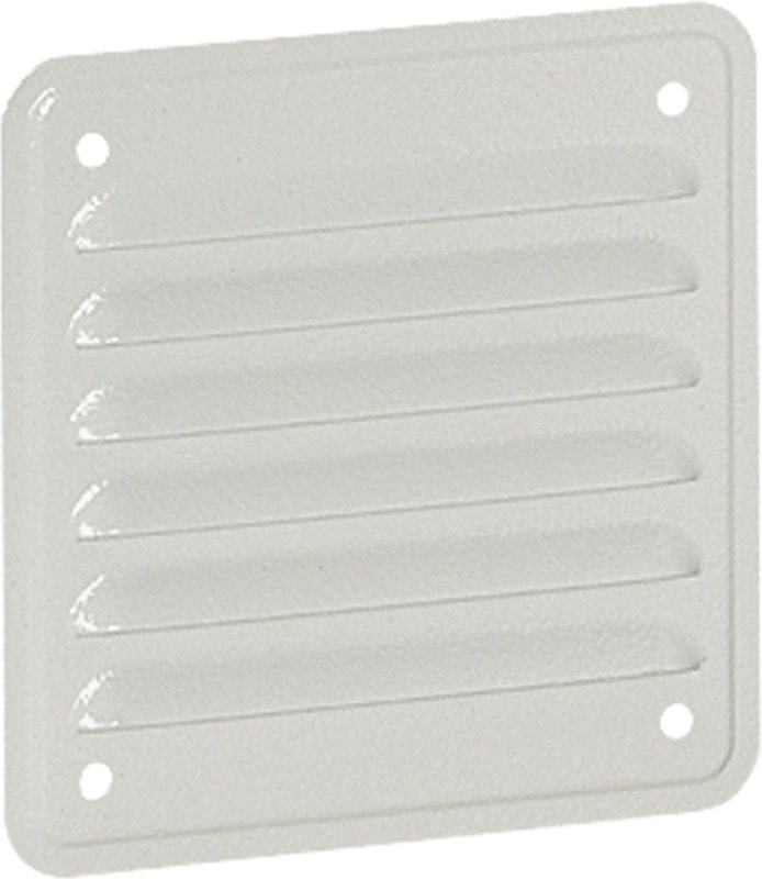doc044899381 8030986944 0 348 04, Grey Steel Ventilation Louvre, Square Face Slat, 138 x 138mm Hirschmann — изображение 1