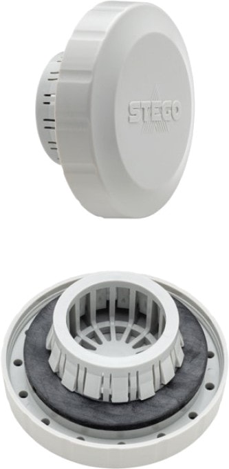 8030996167 28405.0-00, D284 Series M40 Pressure Relief Vent, 60 mm Dia., 37mm H, 60mm W, For Use With Enclosure Hirschmann