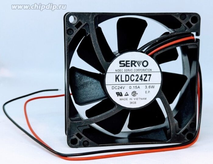 8007682881 Вентилятор SERVO DC Koala III KLDC24Z7 (KLDC24Z7F) DC24V 0.15A 3.6W 92x32 2pin Hirschmann — изображение 2