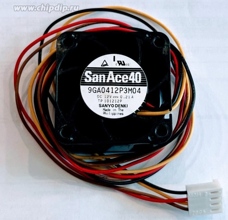 doc045044126 8018972111 Вентилятор Sanyo Denki San Ace 9GA0412P3M04 DC 12V 0.21A 4pin Hirschmann — изображение 1