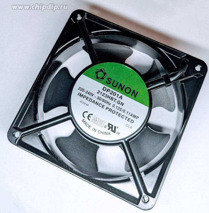 8031178961 Вентилятор Sunon DP201A 2123HBT 220V 120x38 клемма () Hirschmann — изображение 3