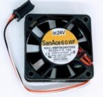 8035599312 Вентилятор Sanyo Denki San Ace 60 109P0624S7D03 (Fanuc A90L-0001-0552#A) 24V DC 0.08A 60X15 3pin Hirschmann — изображение 2