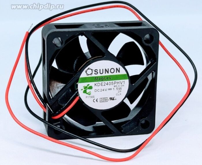 8020834344 Вентилятор Sunon KDE2405PHV1 24V 1.5W 0.063A 50x15мм 2pin Hirschmann — изображение 2