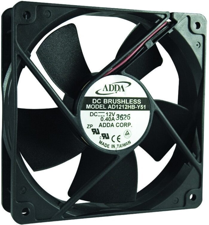 8127739329 AD1224HB-Y51, AXIAL FAN, 120MM, 24VDC, 210mA Hirschmann — изображение 2