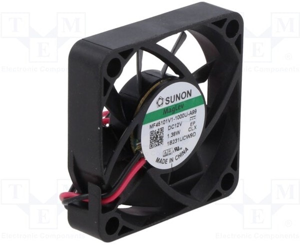 doc045101698 8025810514 MF45101V1-1000U-A99, Вентилятор осевой 12В DC; 45x45x10мм; 18.01куб.м/ч; 36.4дБА; Vapo; 26AWG Hirschmann — изображение 1
