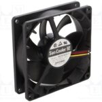 8017324498 9A0924G4011, Вентилятор: DC; осевой; 24ВDC; 92x92x25мм; 105,6куб.м/ч; 43дБА Hirschmann