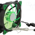 8025811476 AK-FN091-GN, Fan: DC; axial; 12VDC; 120x120x25mm; 23.2dBA; slide bearing; green Hirschmann