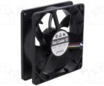 8026740976 9A0924L4D011, DC Fans Axial Fan, 92x92x25mm, 24VDC, 28.3CFM, 23dBA, Ribless, Ball, Wire, Lock Sensor Hirschmann