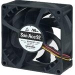 8035453163 9RA0912J1001, DC Fans DC Axial Fan, 92x92x38mm, 12VDC, 116CFM, 0.77"H2O, 3x Wire, Low Noise, Tach Hirschmann