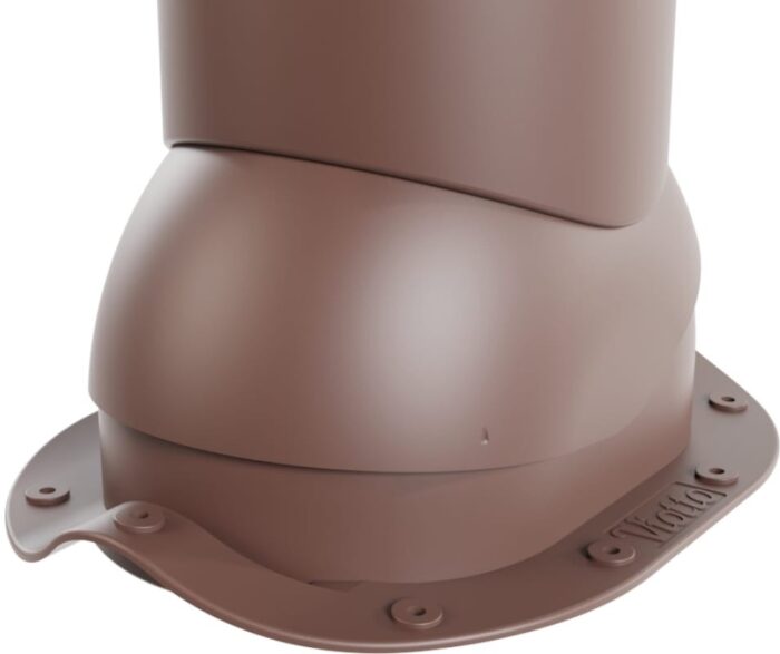 8026747787 Труба вентиляционная , для металлочерепицы, d-150мм, утепленная, коричневый шоколад (RAL 8017) 07.506.02.02.07.100.8017 Hirschmann — изображение 2